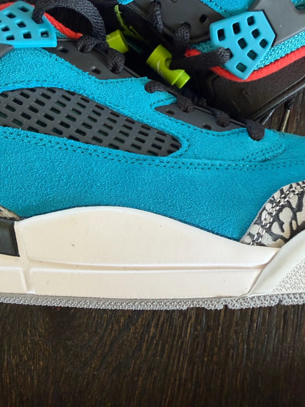 Air Jordan Spizike Low Neo Turquoise- men’s size 12- new - Picture 3 of 12